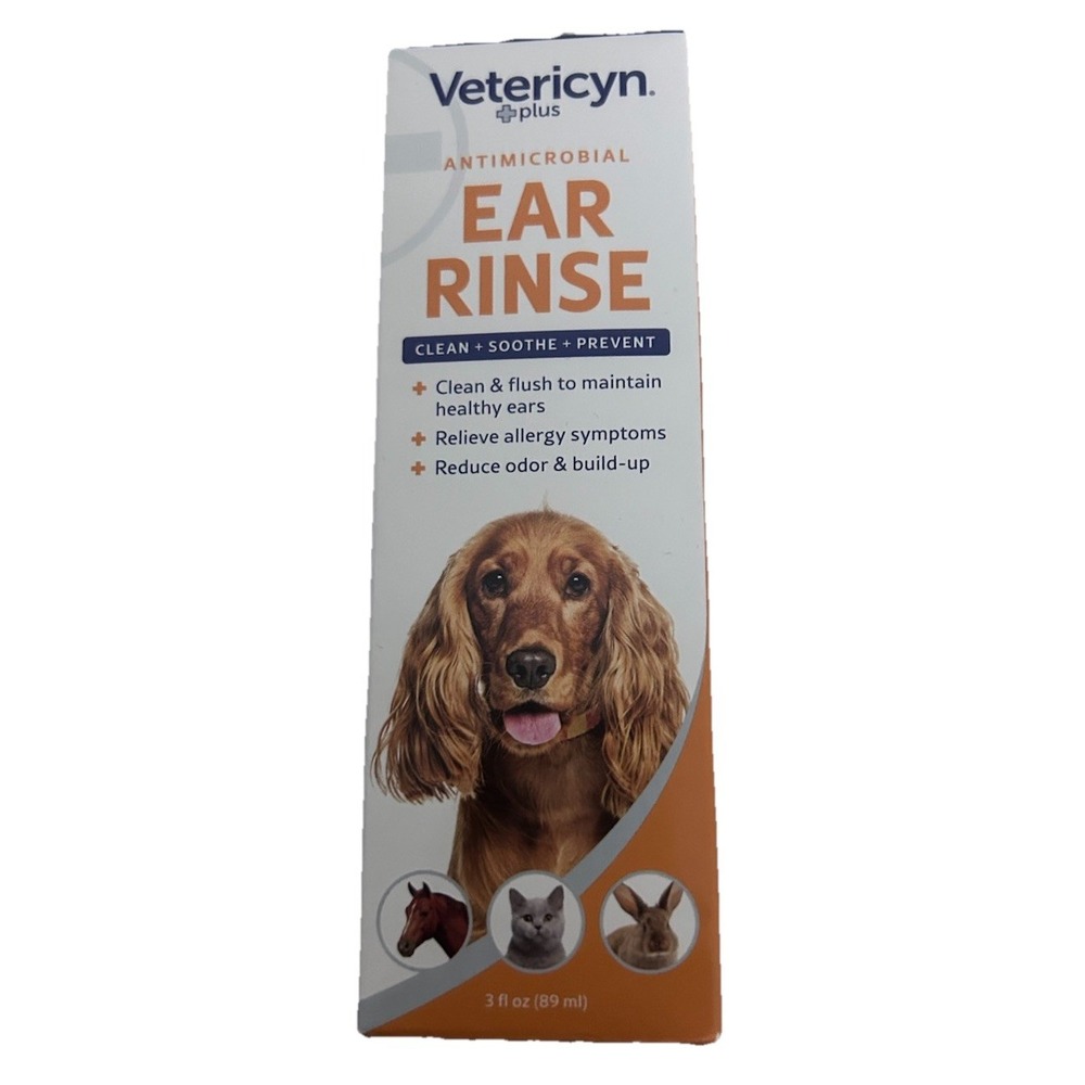 Vetericyn Plus Antimicrobial Pet Ear Rinse, 3 fl. oz. EXP. DATE 03:2027